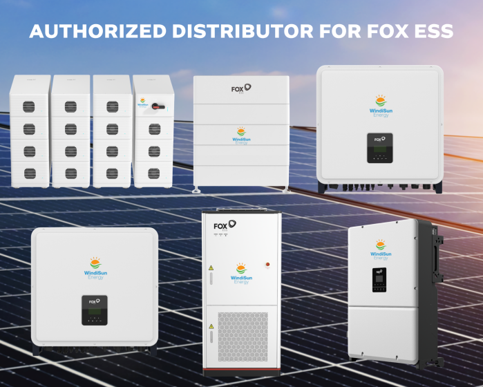 Authorized distributor for FOX ESS — WindiSun Energy solar and energy-storage systems